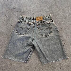 Vintage 90s Levi's 550 Orange Tab Jorts - Made in USA - Baggy Fit (Fits 30")